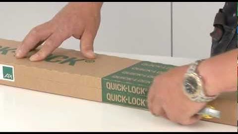 API Quick-Lock ceilings systems verpakking, packaging