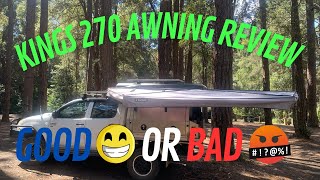 Kings 270 freestanding awning review.