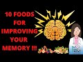 10 Super Food for Improving Memory !! Superfood for Sharp Memory