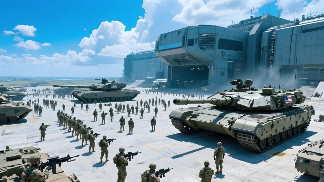 Ничто не может остановить это! Китайская военная база подверглась бомбардировке американскими суперс