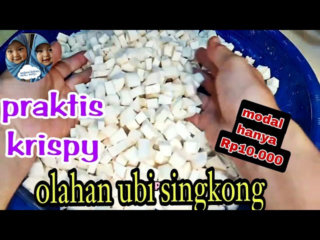 gk cukup sekali buat langsung ludes gk trsisa/olahn ubi buatnya gampang simpel hasilny krispy class=