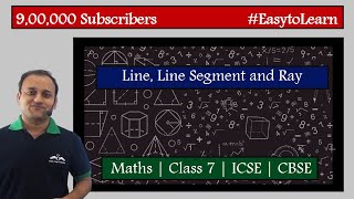 Line, line segment and ray | Geometry | Class 7 | CBSE | NCERT | ICSE