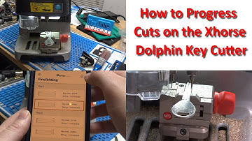 (570) How to Progress Cuts on Xhorse Dolphin WITHOUT Having to Switch Key Blanks