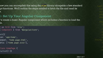 How to Read an Excel File from a URL in Angular with TypeScript