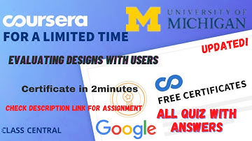 Evaluating Designs with Users,(week1-4) All Quiz Answers.#coursera #mr #quiz #courseraquizanswrs