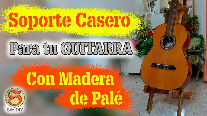 Soporte para guitarra con madera reciclada …