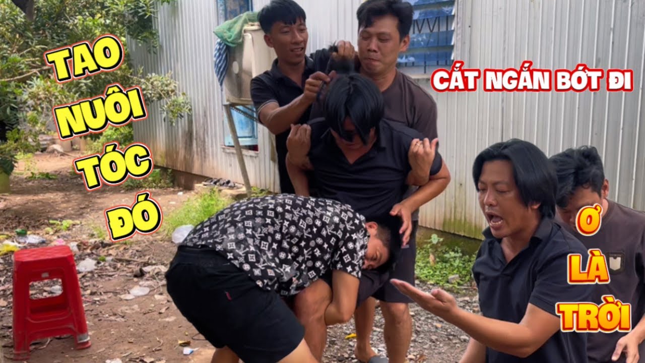 Hoài phong to gan dám cắt tóc của già làng và phản ửng của già làng ra sao  | HoàiPhong TV
