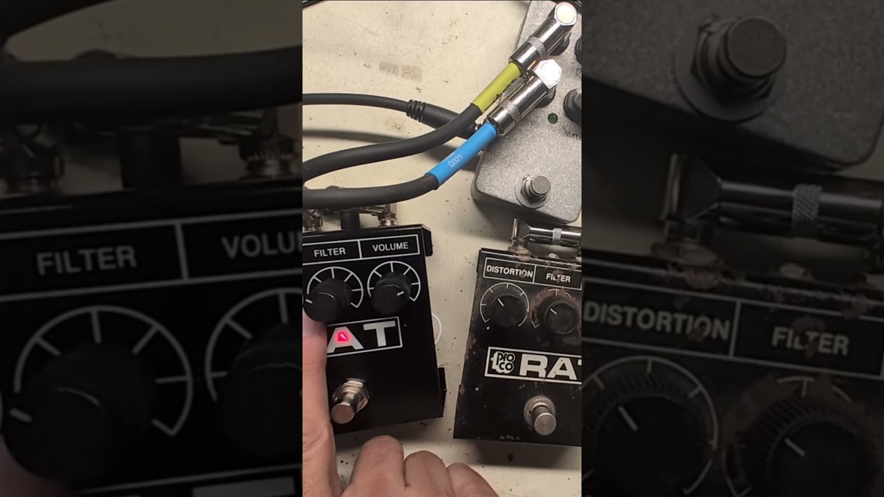 Vintage 1986 RAT vs. Modern 2025 RAT Pedal #guitar #guitareffects