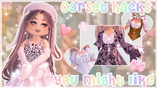 Corset Hacks That Enhances Your Outfits! Roblox Royale High | LauraRBLX by LauraRBLX 18,654 views 11 months ago 7 minutes, 12 seconds