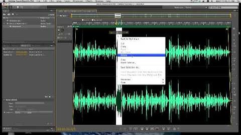 Adobe SoundBooth for 204: Create Multitrack File and Move Everything to Class Folder