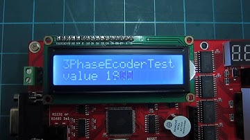 AVR ATmega128 Encoder 구동 동영상