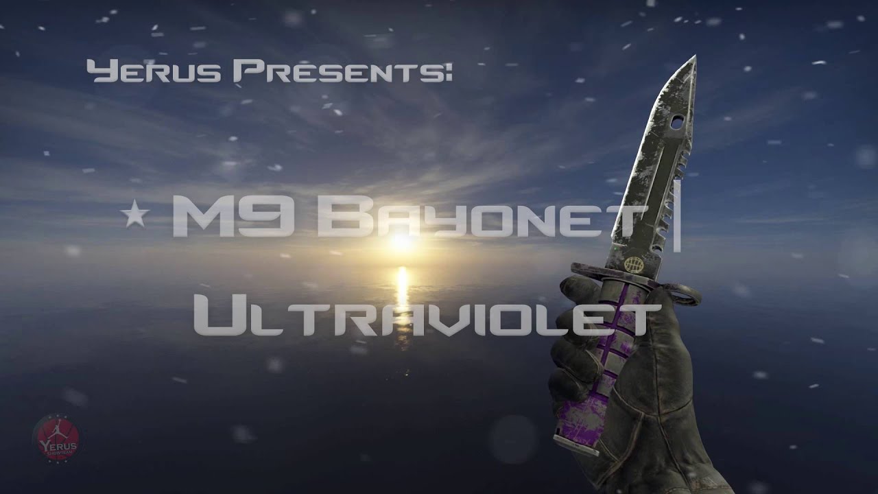 CS:GO - ★ M9 Bayonet | Ultraviolet (Battle-Scarred) Showcase | Yerus ...