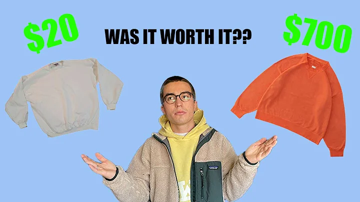 $20 Vintage Sweatshirt Vs. $700 Visvim Sweatshirt...