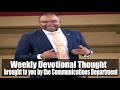 Weekly Devotional Thought - Pastor Wedson Devil - "Law vs Grace"