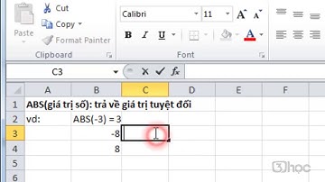 Học Excel Chuyên Nghiệp | Bài 7: Các hàm Excel cơ bản :  Hàm toán học   ABS # 4