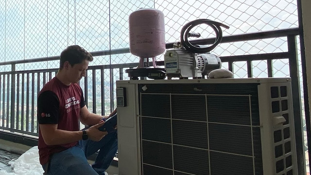 VRF LG 6HPs Instalação e procedimentos