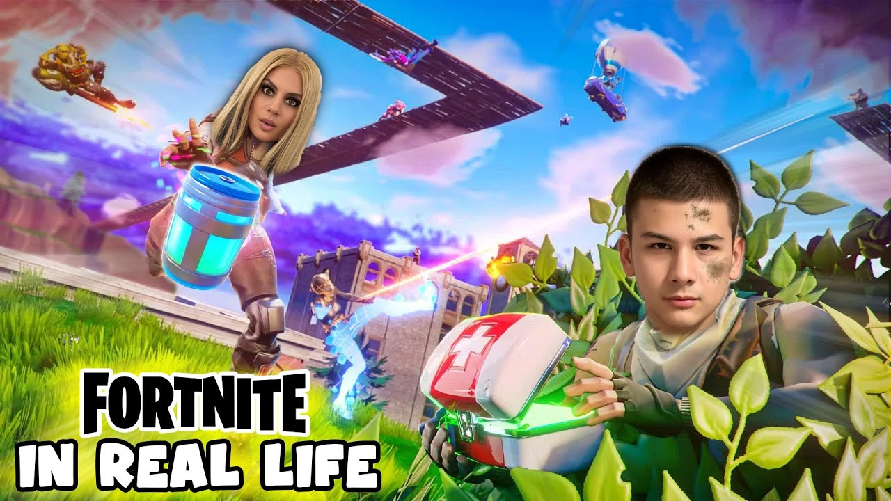 FORTNITE ΣΤΗΝ ΑΛΗΘΙΝΗ ΖΩΗ CHALLENGE !