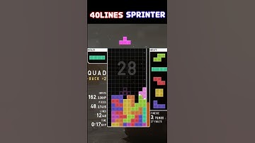 [TETR.IO] SS rank. Just a game of Tetris. 40Lines Sprinter. #79