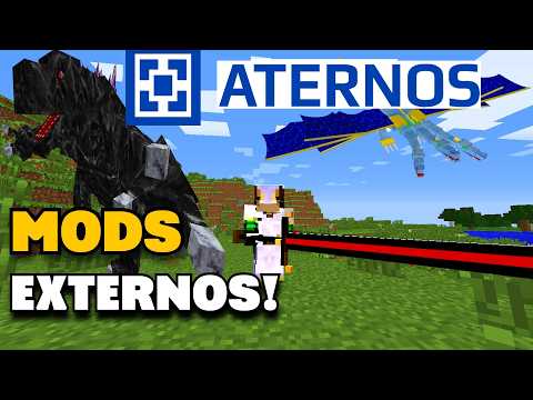 COMO COLOCAR MODS EXTERNOS no Servidor ATERNOS!!! Tutorial Minecraft
