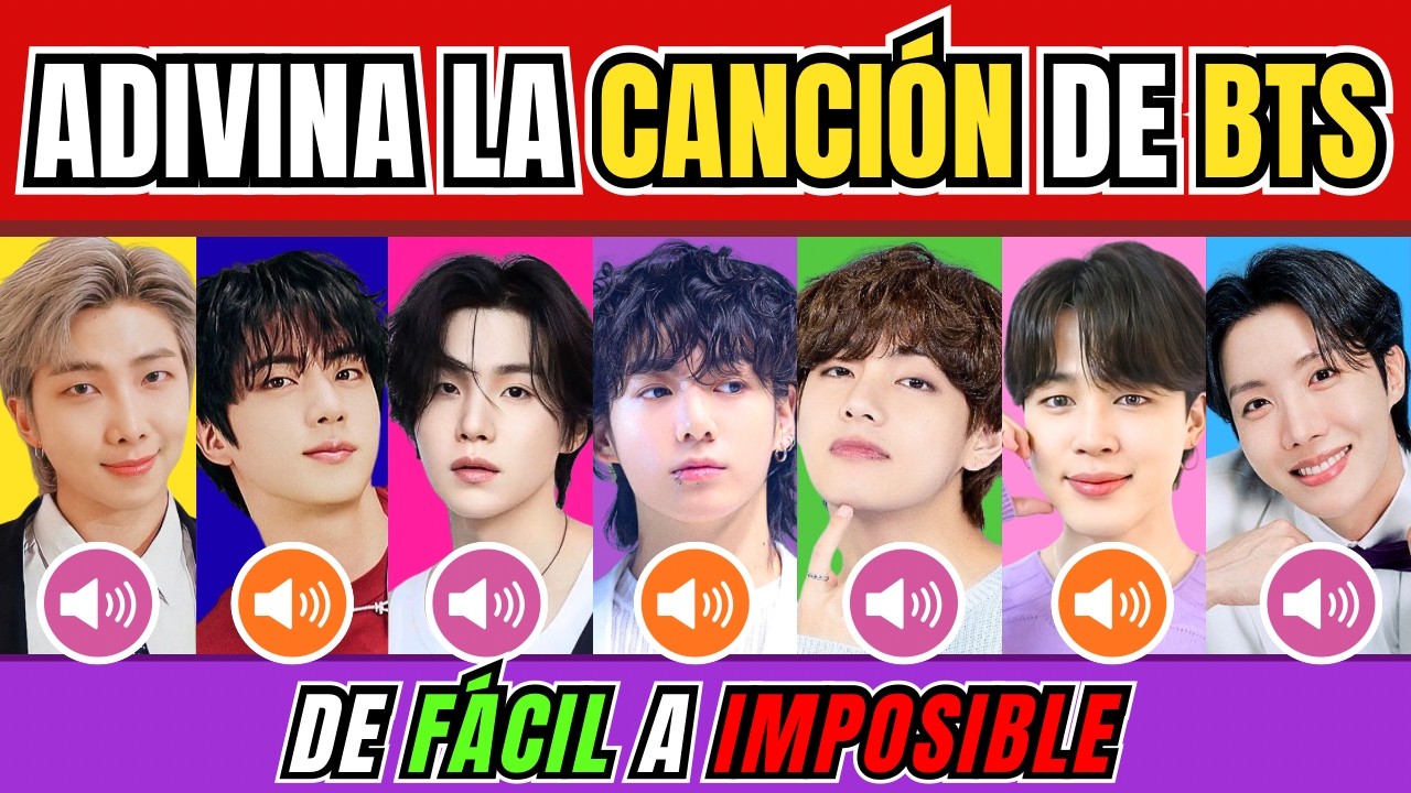 Adivina la Canción de BTS por la INTRO 🎧 ¿ERES UNA VERDADERA ARMY? 💜 BTS QUIZ en Español