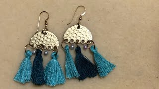 Aretes de hilo