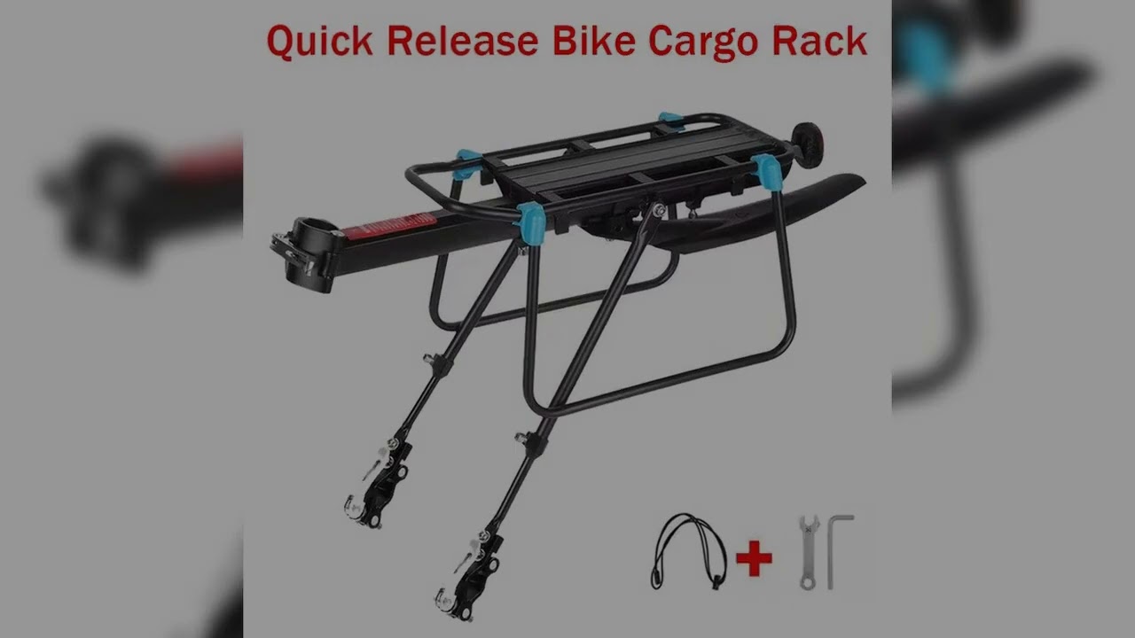 A must-have product! Quick Release Adjustable Bike Bicycle Cargo Rack Bike Rear Rack MTB Road Bicy