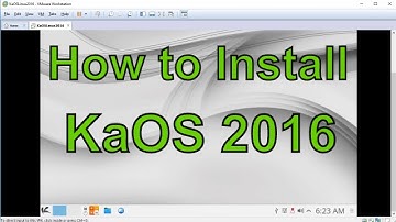 How to Install KaOS Linux 2016.07 on VMware Workstation/Player Easy Tutorial [HD]
