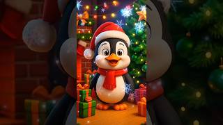 Cute Christmas Penguin Dance 🐧🎅 | Magical Holiday Fun for Kids ✨#shorts #shortvideo