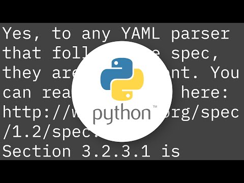 Different YAML array