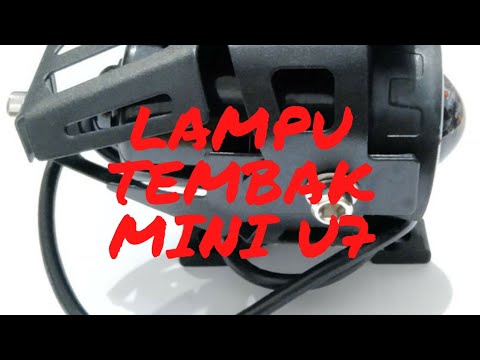 UNBOXING.!!!!!!! lAMPU TEMBAK LED U7 CREE 4D TRASFORMER DAN VOLTMETER. wahyu barres channel. 