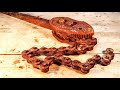 Rusty Chain Wrench Restoration-(Chain Wrench Romanian )