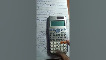 Standard Deviation using Casio 991 Scientific Calculator