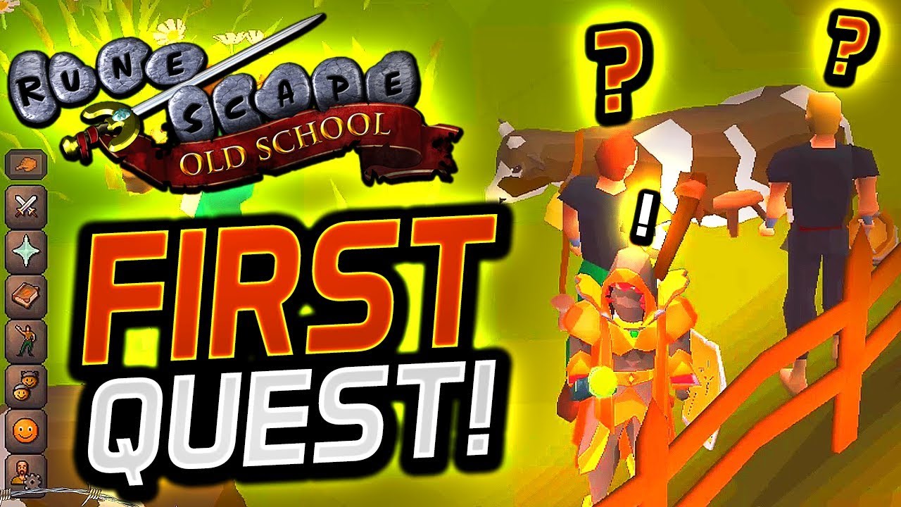 OLD SCHOOL RUNESCAPE - Dominating the First Quest EVER! - YouTube