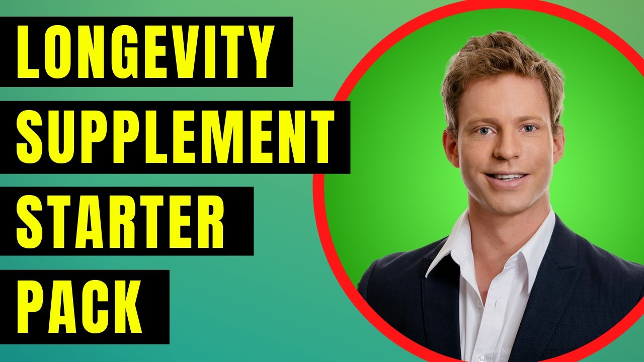 Longevity Supplement Starter Pack Dr Brad Stanfield YouTube