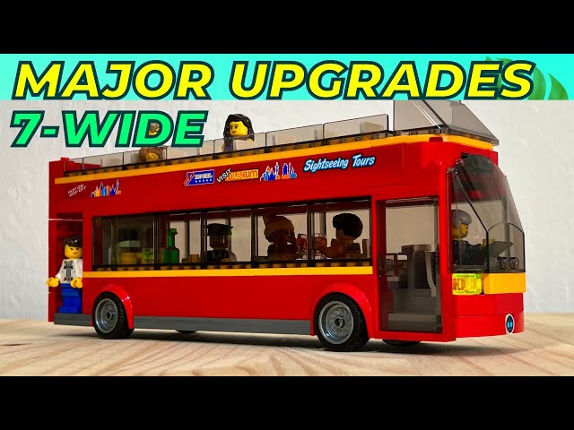 Lego Large Tourist Bus, Two-level tourist bus inspired by T…