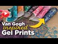 Van Gogh Inspired Stencils and Stamps for Expressionistic Gel Printing–Tutorial Tidbits