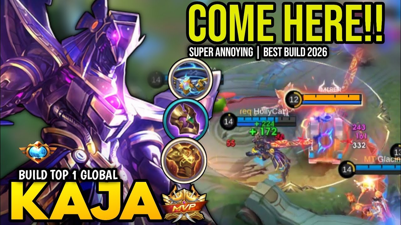 KAJA BEST BUILD 2026 | BUILD TOP 1 GLOBAL KAJA GAMEPLAY | MOBILE ...