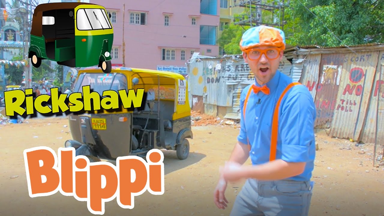 Blippi Learning For Kids While Visiting India  Educational Videos For Kids