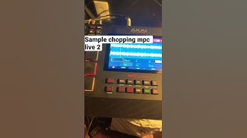 Sample chopping mpc live 2 #vlog #shorts #hiphop #mpc #mpclive2 #music