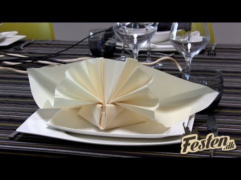 Video: Hvor Smukt At Folde Servietter På Det Festlige Bord