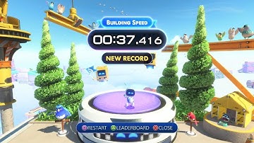 ASTRO BOT Speedrun -Building Speed Personal Best Time