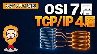 インターネットはOSI 7層で設計された？TCP/IPの層を実パケットで読む【ITのしくみ N01】【えびフライ解説】
