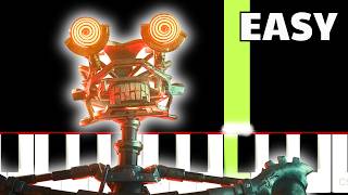 The Living Tombstone - It Doesnt Matter - EASY Piano Tutorial - FNAF: Secrets of The Mimic