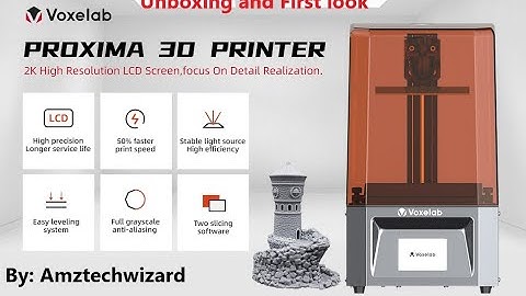 Voxelab Proxima Resin 3D printer - Unboxing and First Look