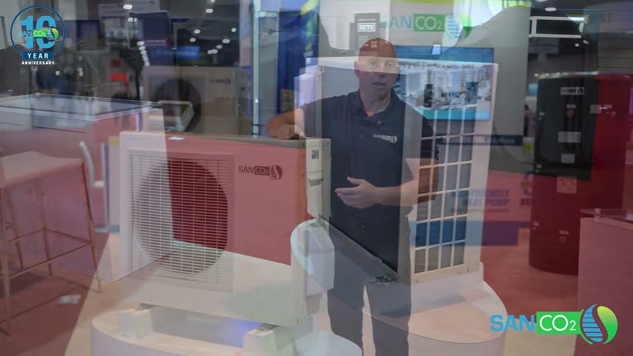 SANCO2 6kw Heat Pump Water Heater Intro AHR 2026