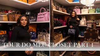 TOUR DO MEU CLOSET PART 1 ATUALIZADO// RENATA BARROS