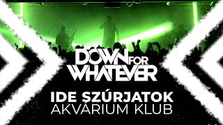 Video thumbnail of "DOWN FOR WHATEVER - Ide Szúrjatok (Akvárium LIVE 2020)"