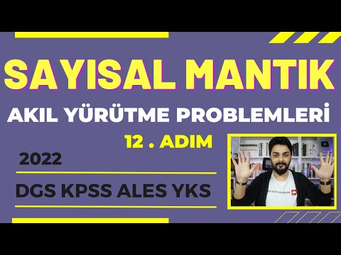 SAYISAL MANTIK 12. ADIM (PERMÜTASYON KOMBİNASYONLU SORULAR) 2024 DGS KPSS ALES #DGS #KPSS #ALES