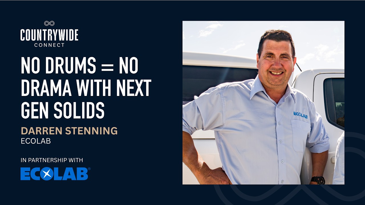 No Drums = No Drama with Next Gen Solids // Darren Stenning, Ecolab