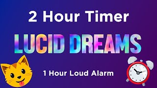 😺 2 Hour Timer ⚛ Lucid Dreams Music (Soft Alarm 1 Hour) 😺 For Study, Focus or Sleep screenshot 4